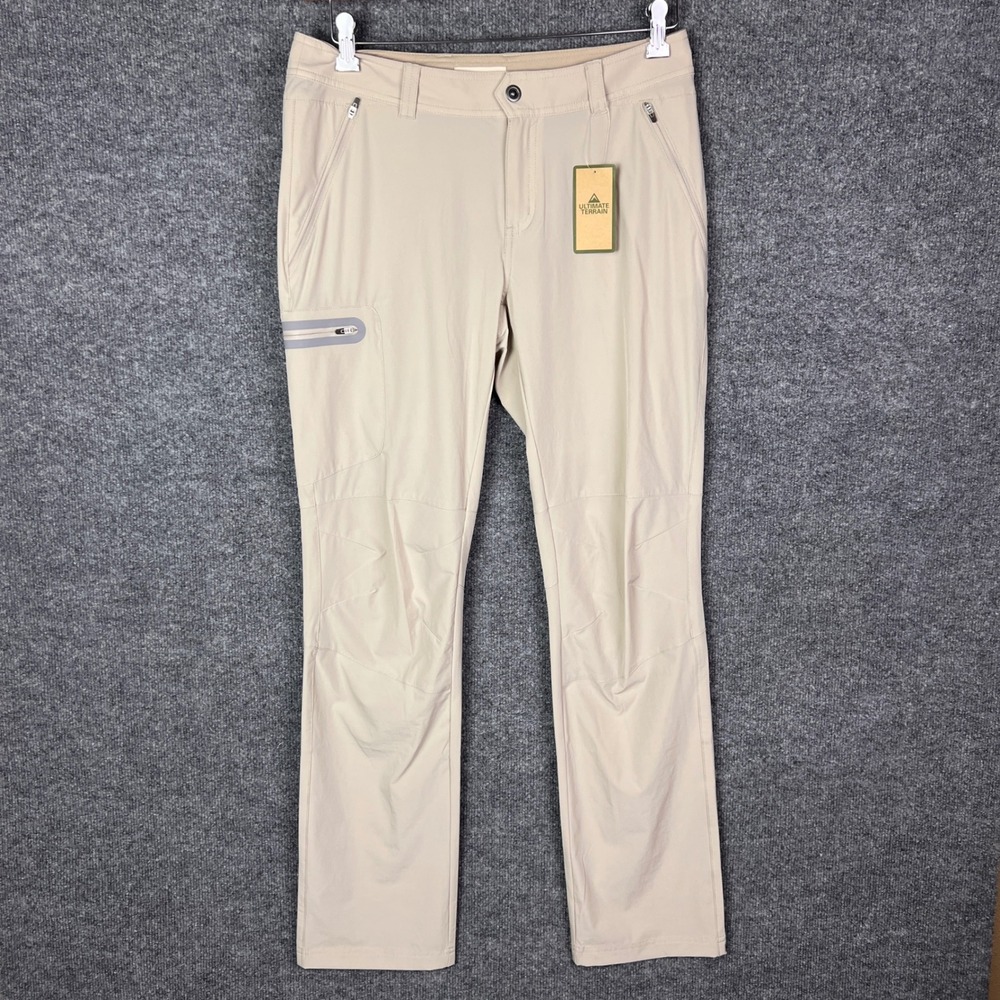 NEW Ultimate Terrain Trailhead Hiking Pants Water Resistant Feather gray  6‎